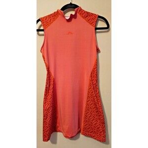 J. LINDEBERG Kendall Golf dress, size S, Orange, patterned, pickleball, tennis